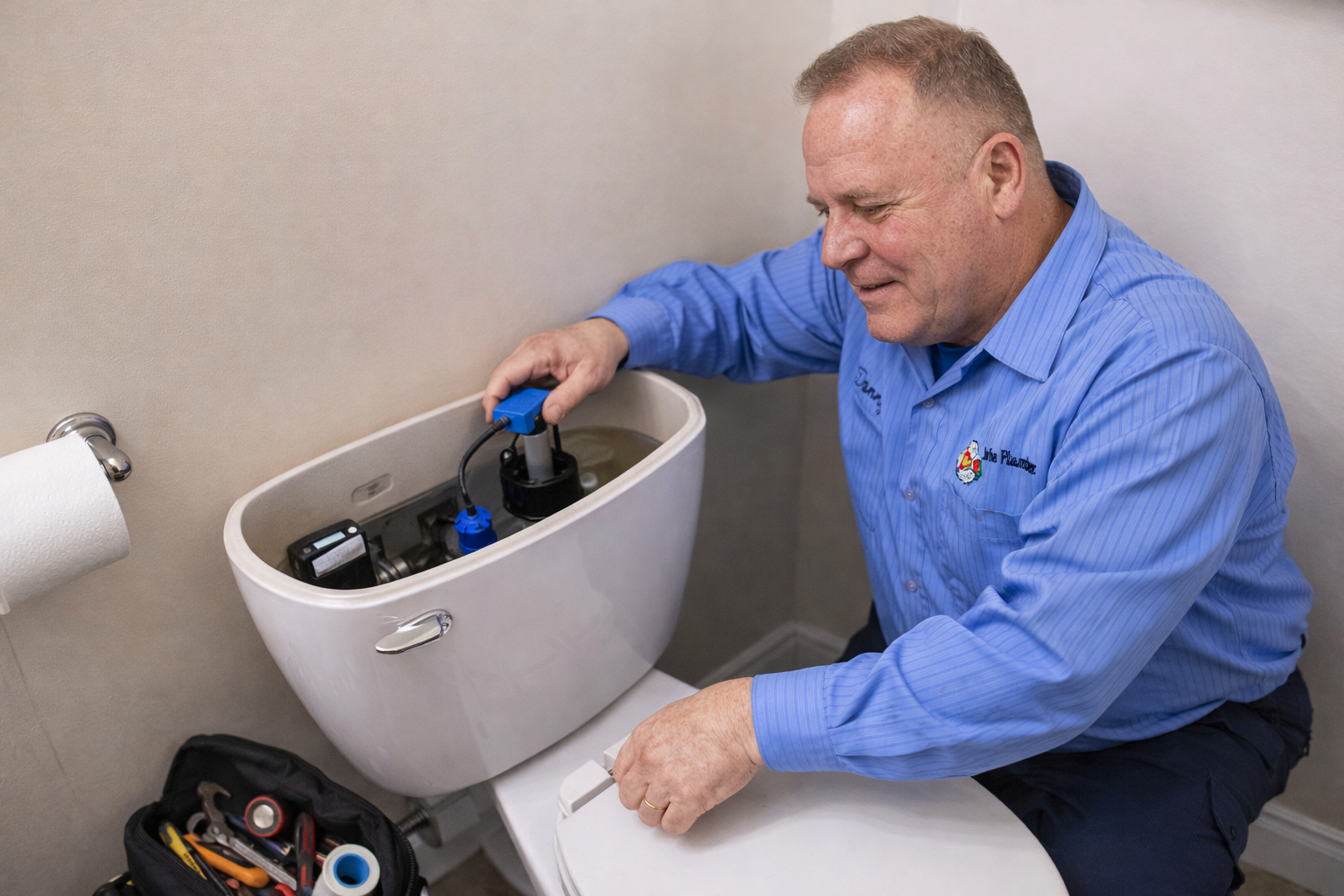 Clogged drains call Joe the Plumber