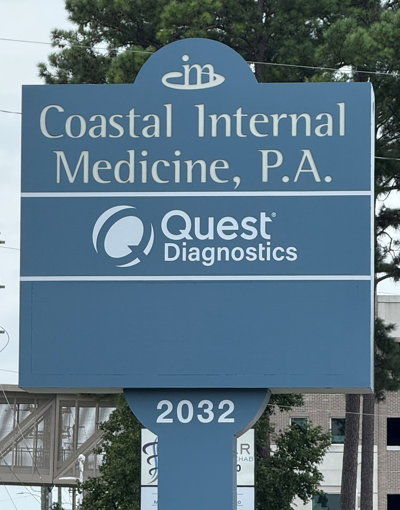 Doctor Near Me — Medical Sign on Roadside in Wilmington, NC Doctor Near Me — Medical Sign on Roadside in Wilmington, NC