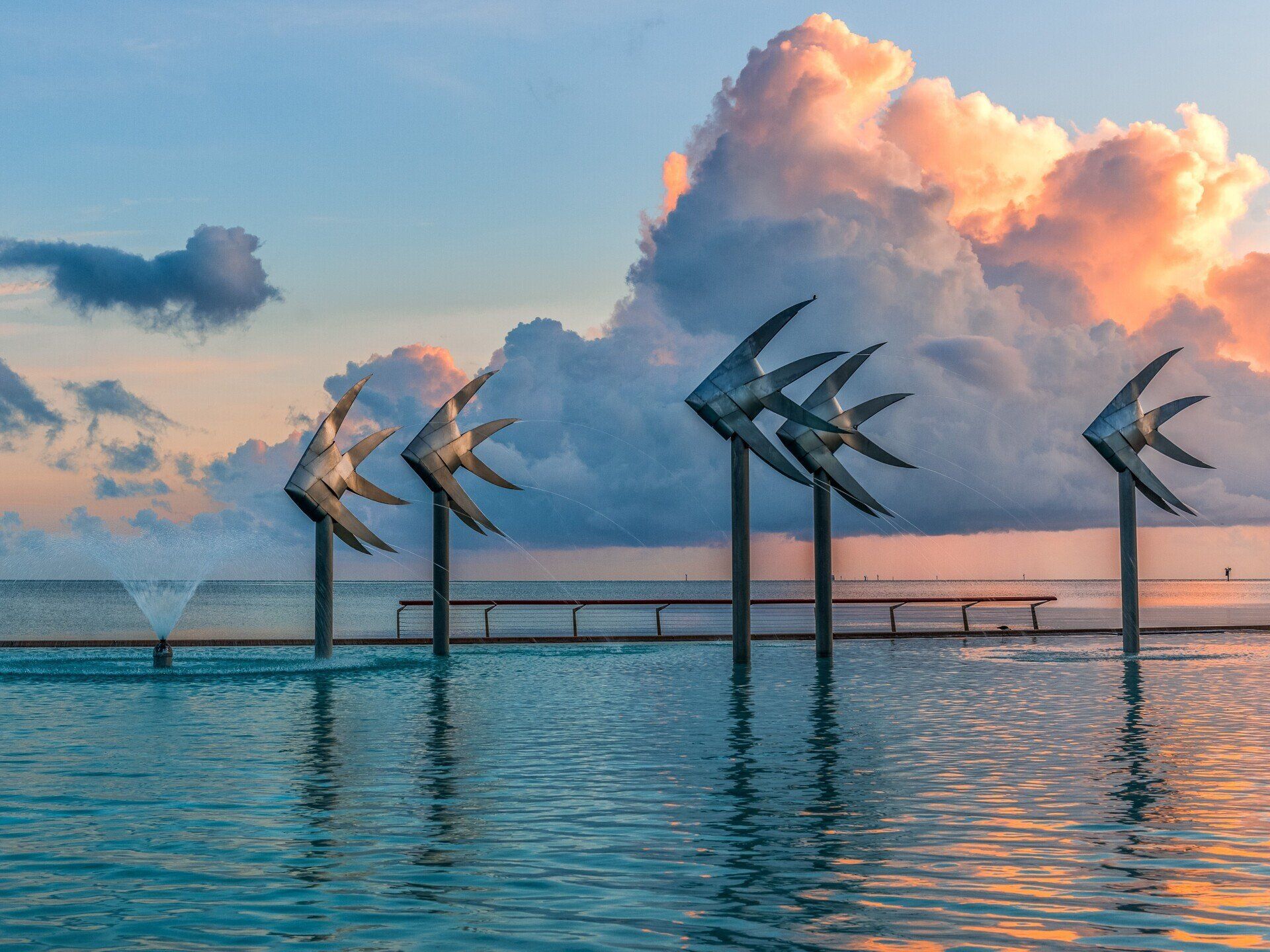 Cairns Lagoon Fish Sculpture