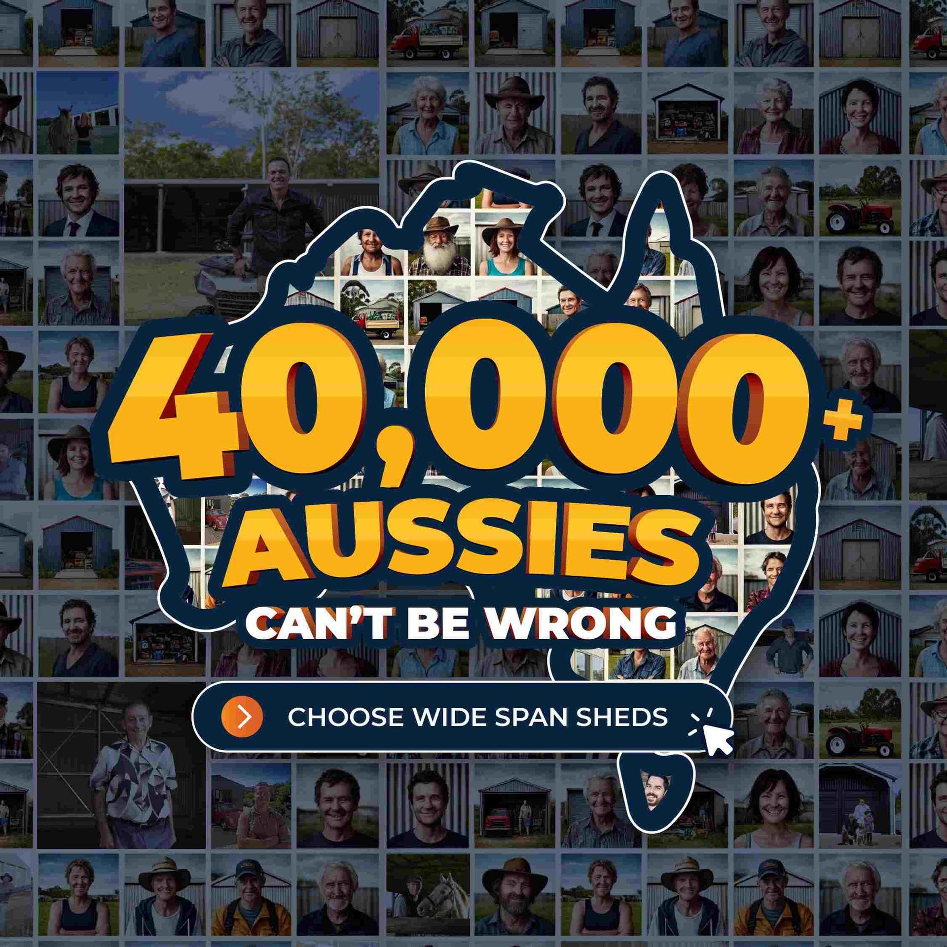 A Shed With Trucks Parked In Front Of It In A Field — Mbah Metal Roofing In Murwillumbah, NSW