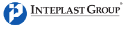 Logo of Inteplast Group, featuring a blue circular graphic and company name.