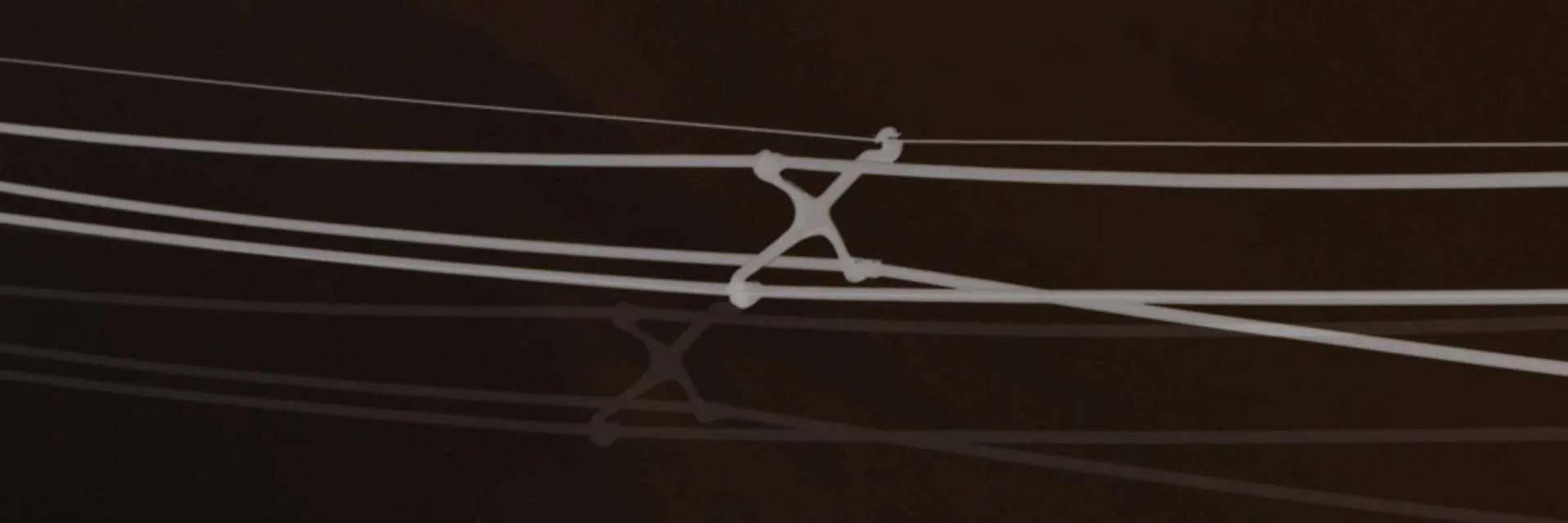 A stick figure shaped like an 