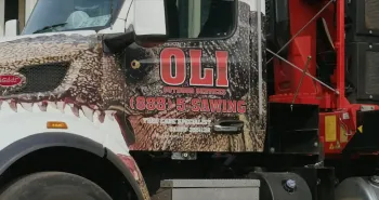 tree service near Godfrey, IL - Tree-Rex Grapple Saw Truck