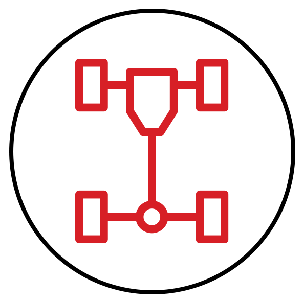 Icon Achsenaufhängung