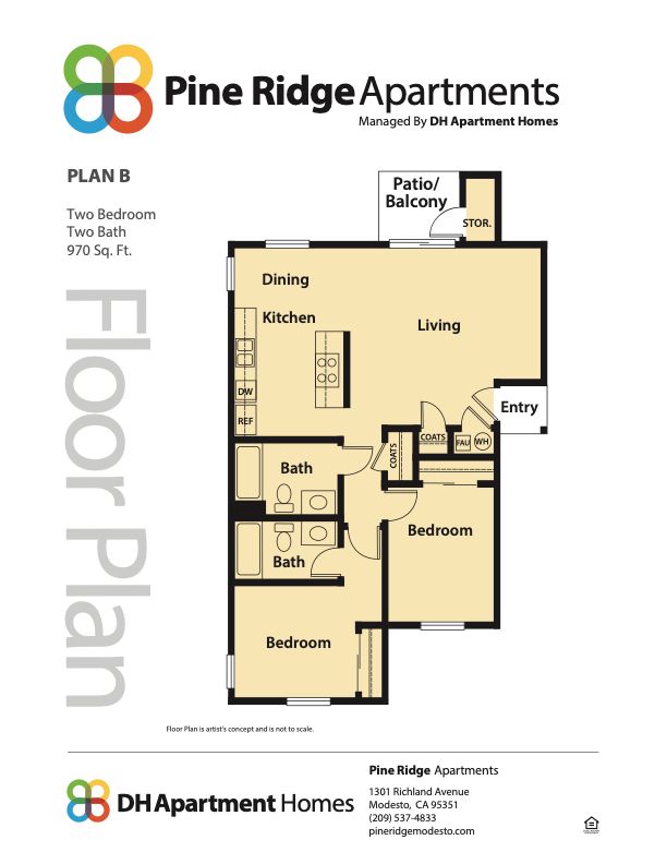 Plan B | Pine Ridge Apartments