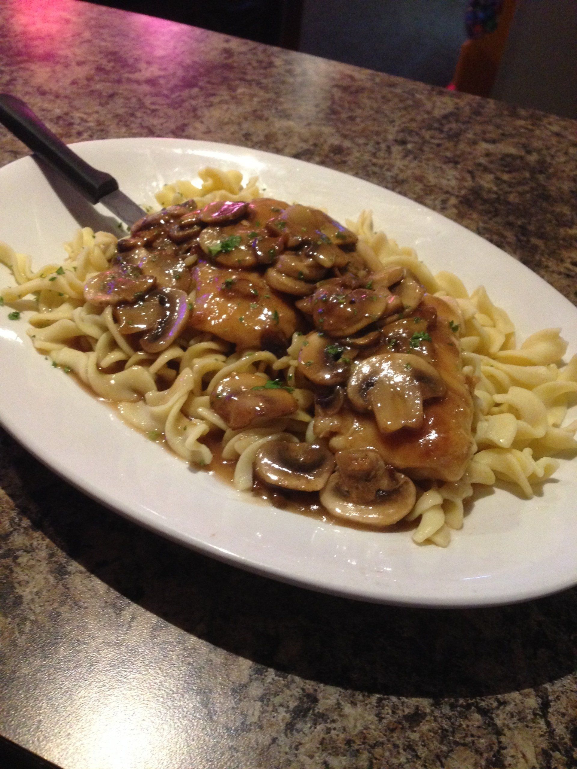 Chicken Marsala at Deacon's Restaurant & Bar, Wauconda, IL