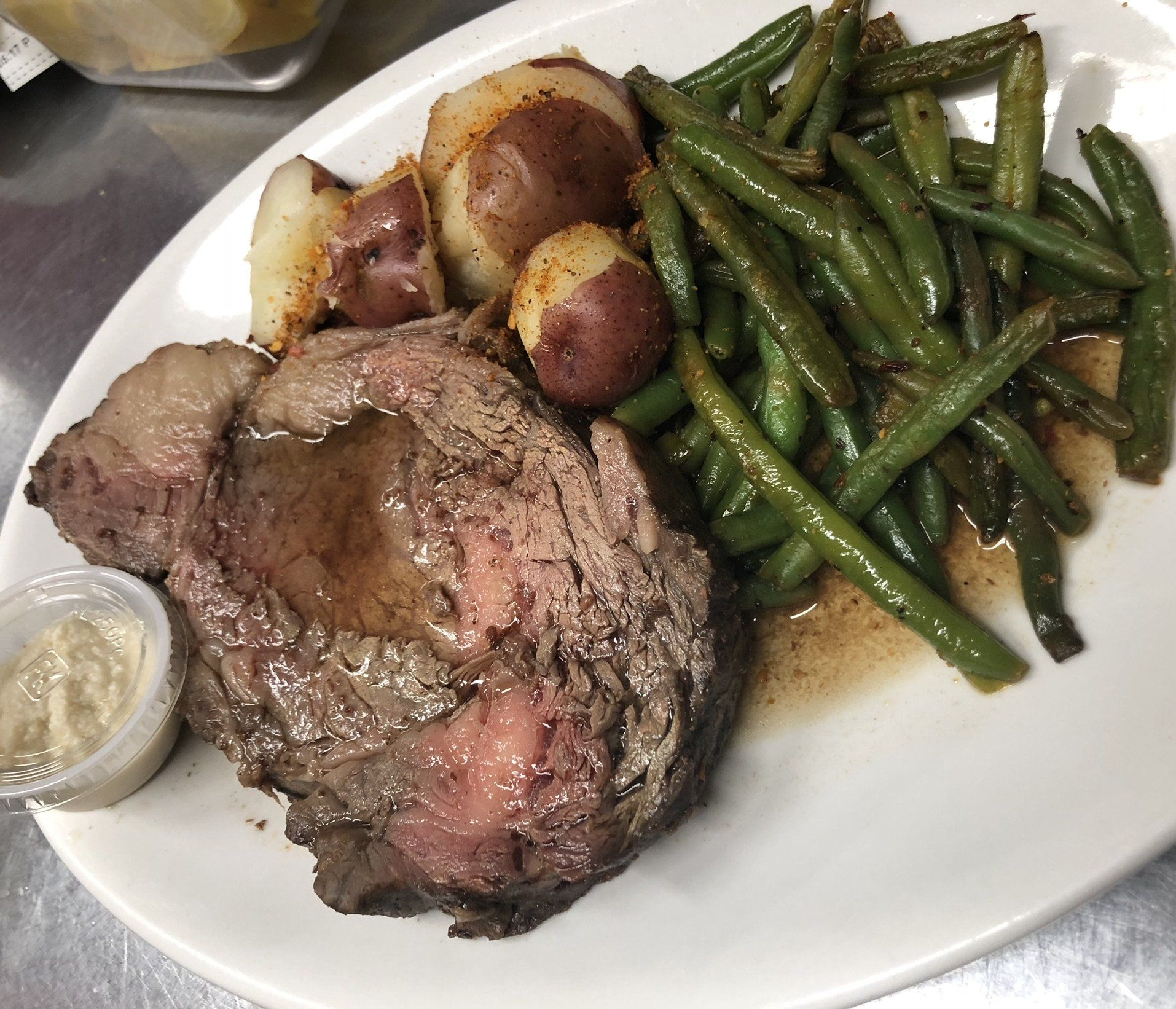 Prime Rib at Deacon's Restaurant in Wauconda, IL