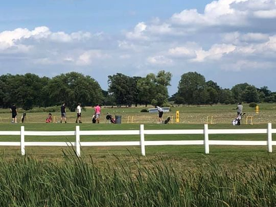 Driving range at Deacon's Restaurant and Bar at the Golf Farm, Wauconda IL