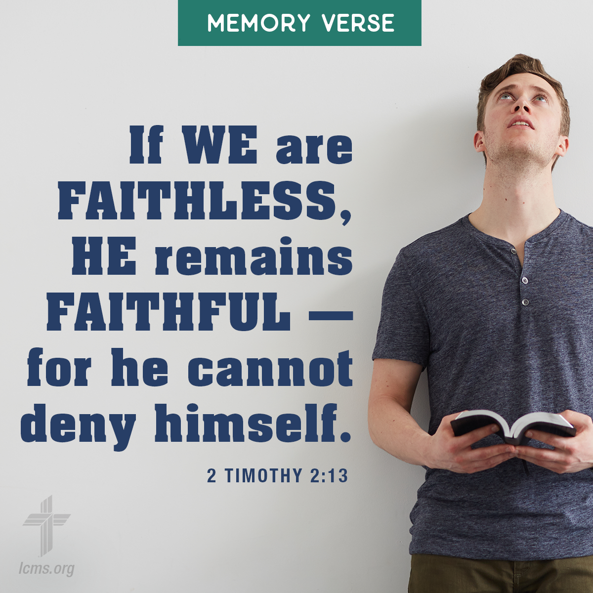 Bible verse on a background: