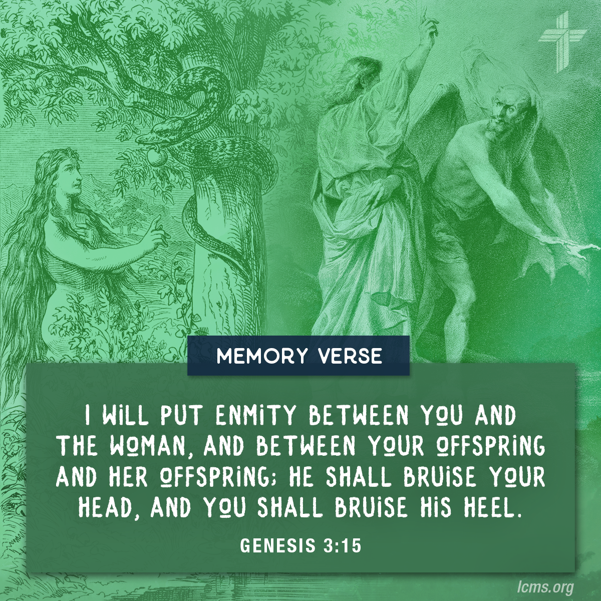 Bible verse on a background: