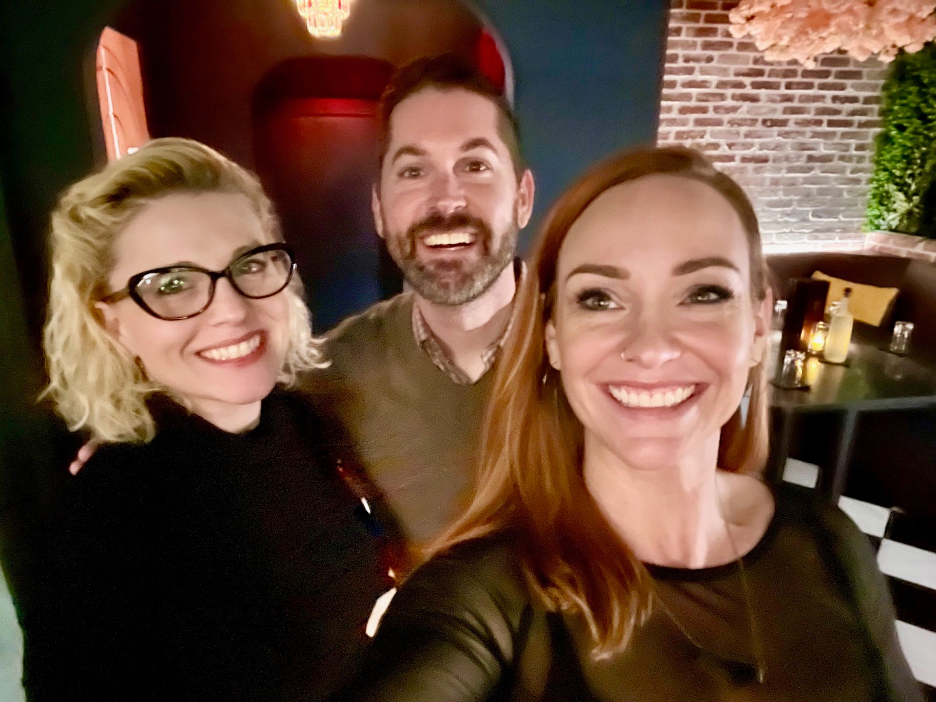 James and Tara Blythe, owners of Kin Lounge and Kristin Frost Amron, General Manager of Kin Lounge.