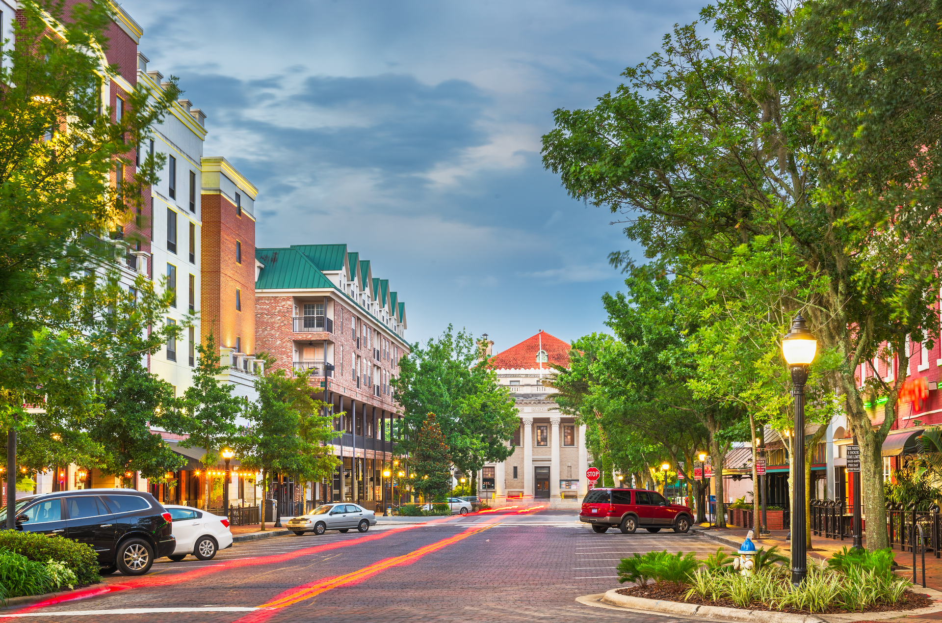 Downtown Gainesville, FL, where StayGainesville has many rental property options.