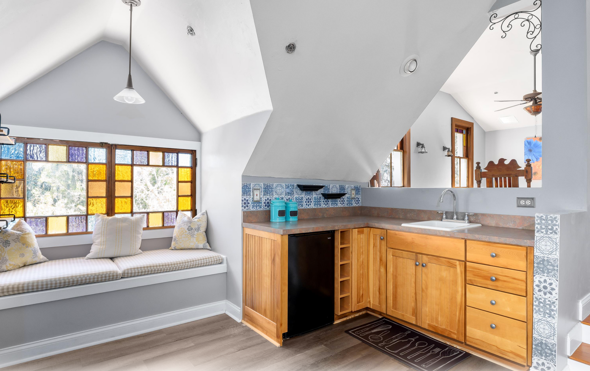 Kitchenette and window- STR, AirBNB , VRBO