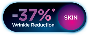 A button that says -37 % skin wrinkle reduction