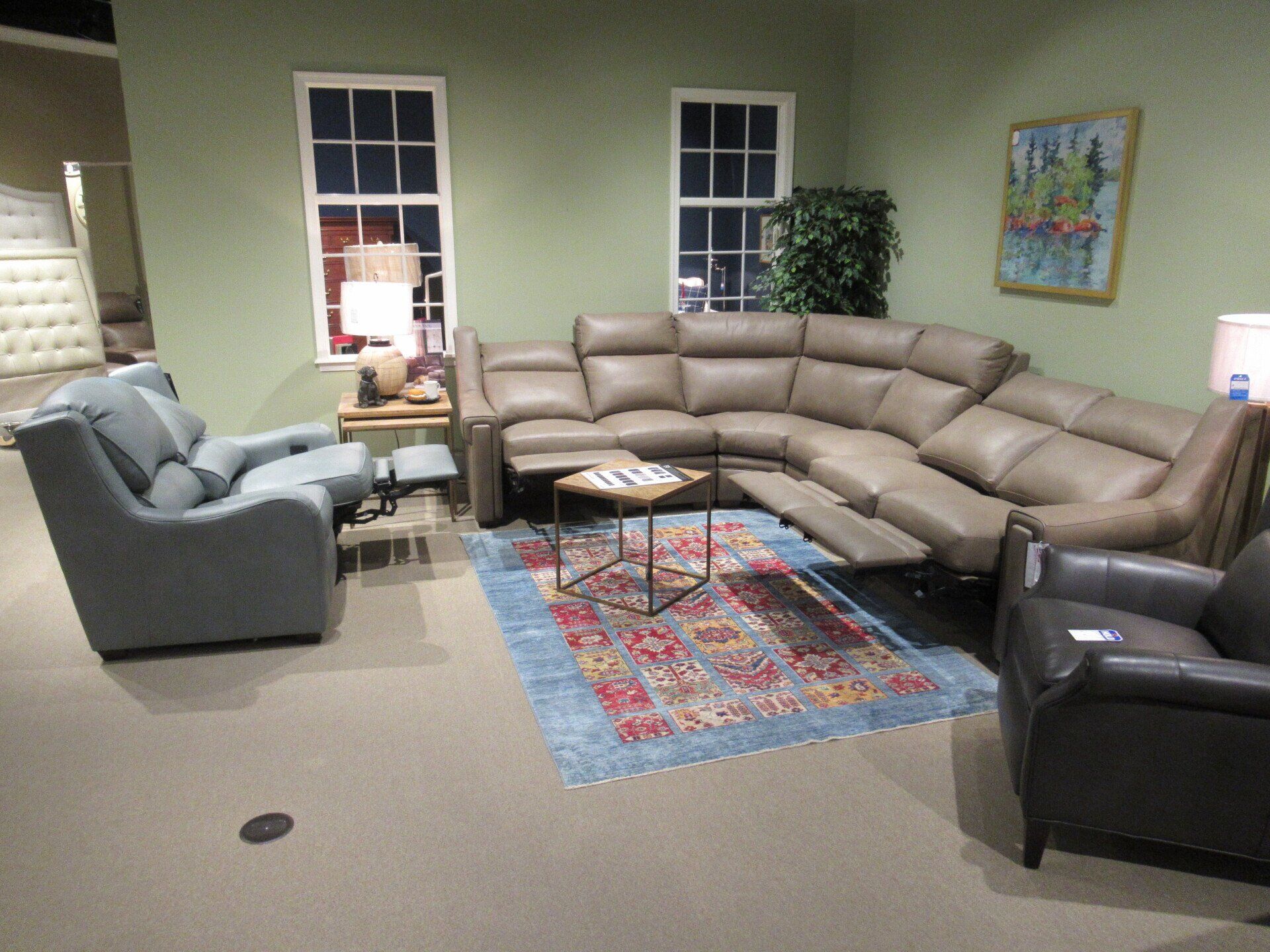 Elegant White Sofa and Chair — Harrisonburg, VA — Dayton Interiors