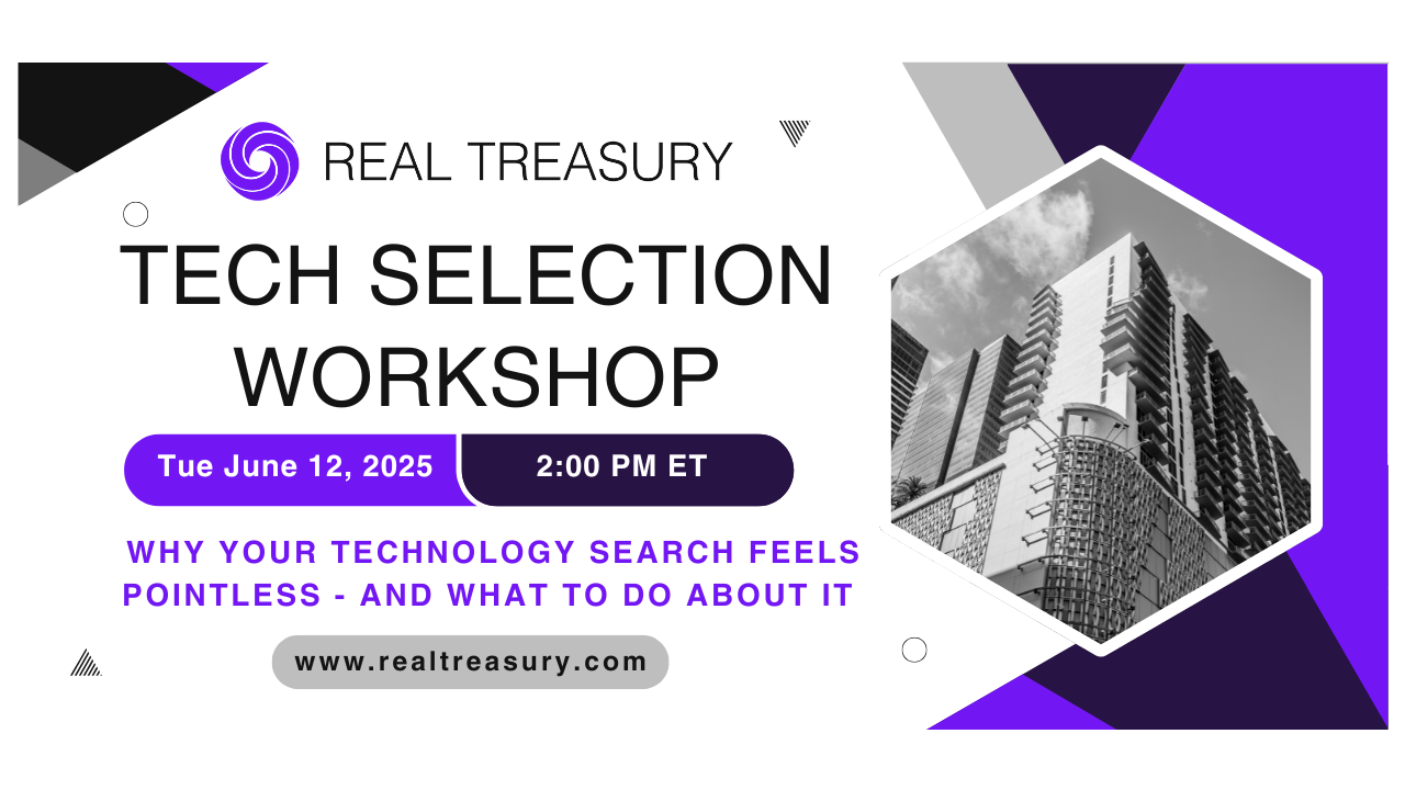 Treasury Tech Selection Workshop