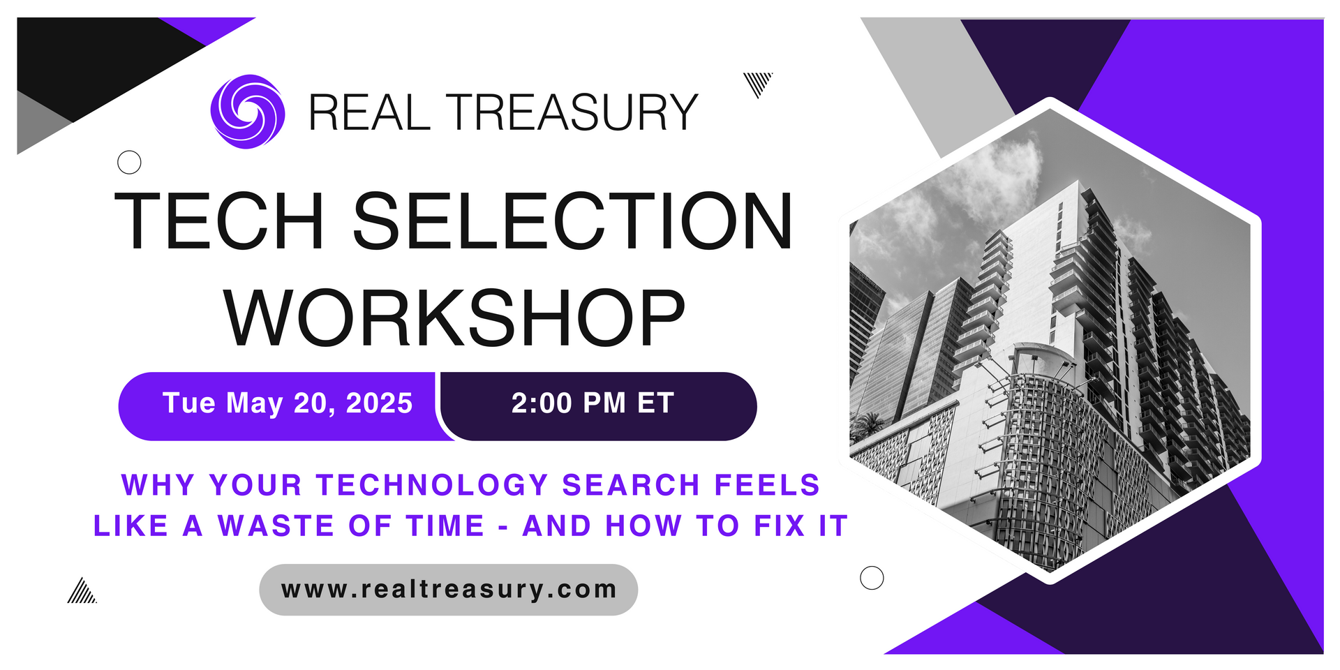 Treasury Tech Selection Workshop