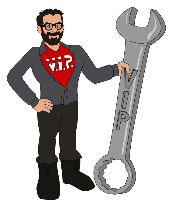 Auto Repair — Cartoon Of VIP Holding Wrench in New Lenox, IL
