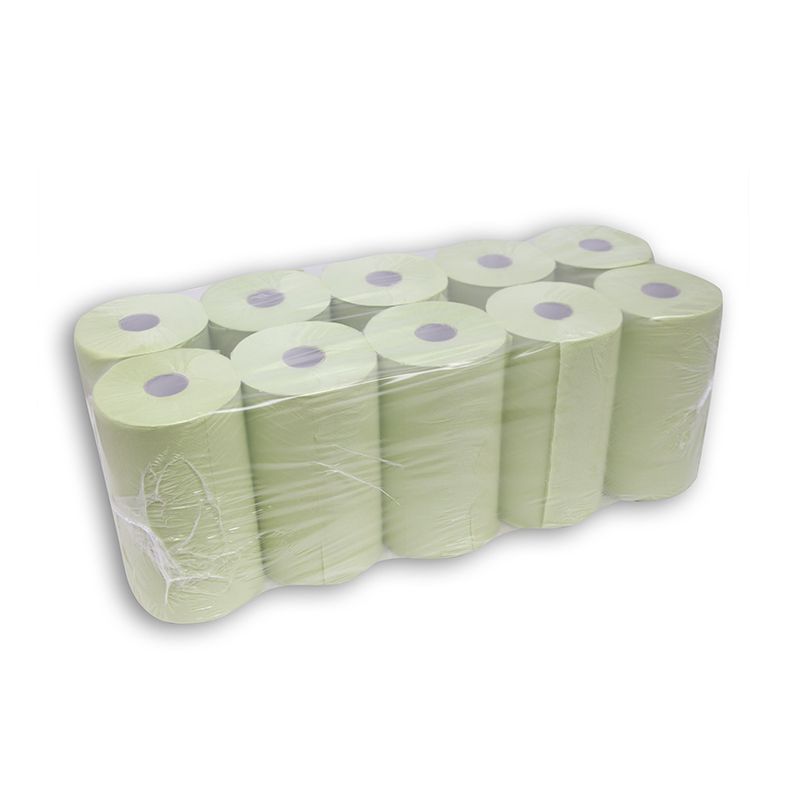 Handdoekrol groen 2 lgs 23 cm x 80 m