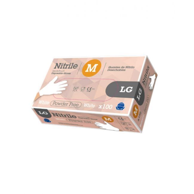 Nitrile Gentle Touch LG wit