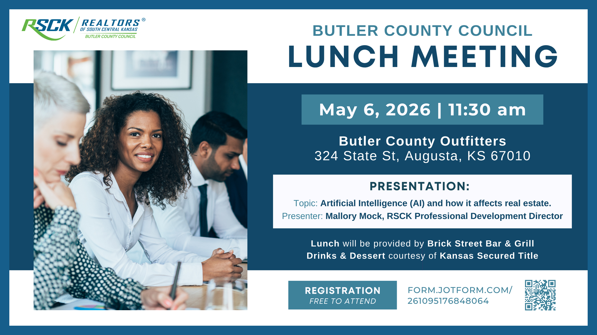 Cinco de Mayo event flyer at Los Compadres Mexican Grill, May 5, 2026, 4PM-6PM, featuring festive food and drink graphics.