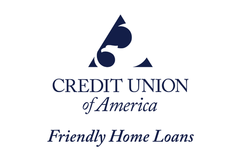Logo for Credit Union of America with the text 