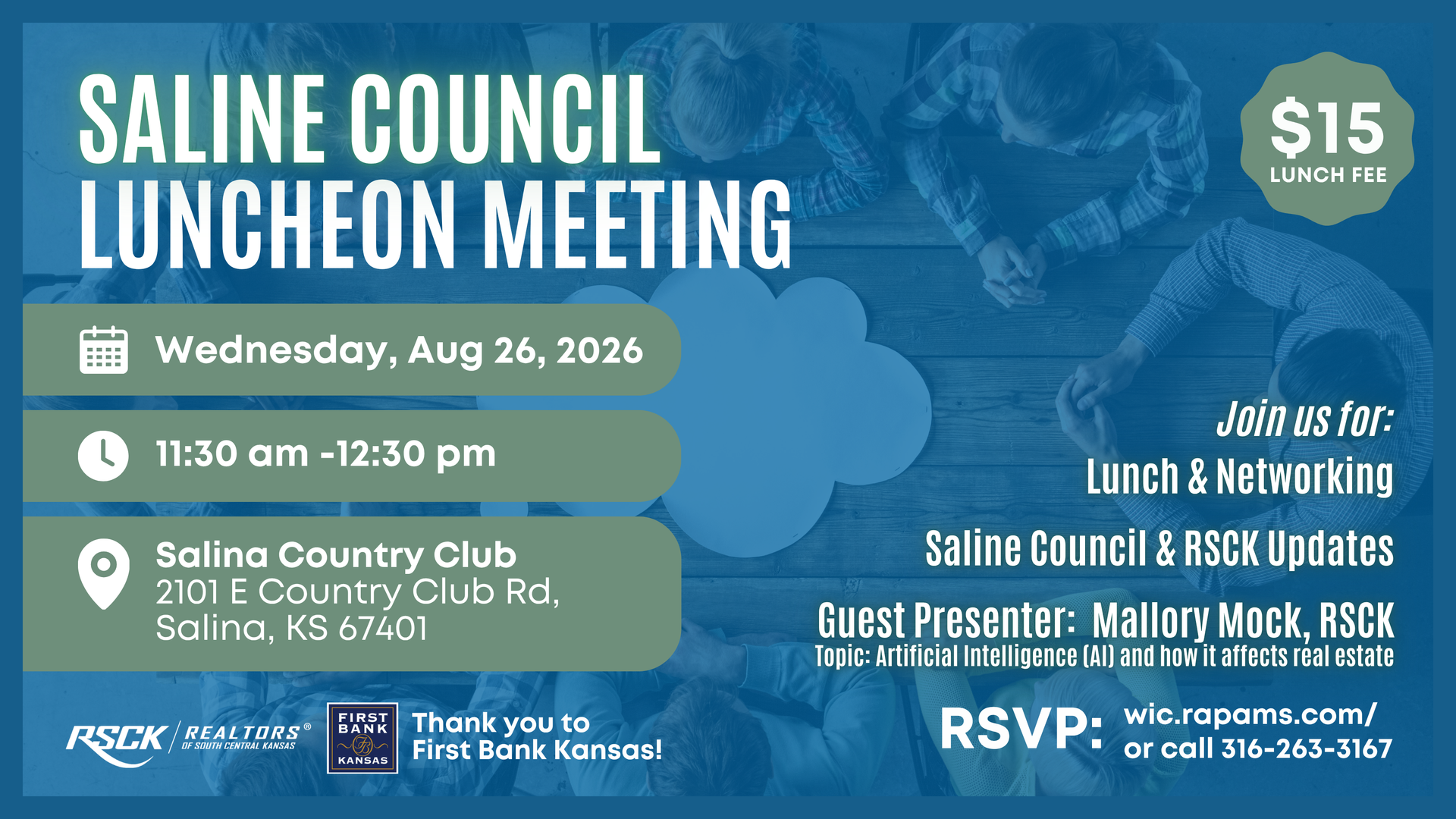 Event flyer for the Saline County Education Retreat on April 23, 2026, featuring course details and registration info.