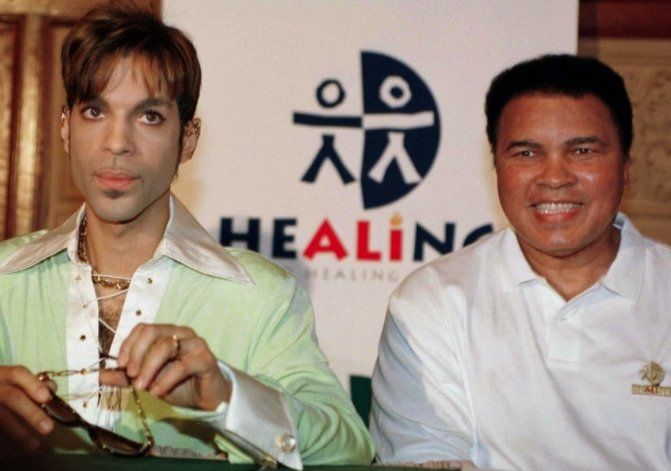 Prince and Muhammad Ali - David Clark Cause