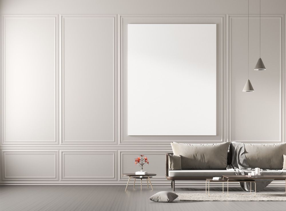 A Living Room With A Couch And A Picture On The Wall — L & S Wirth Painting in Cobar, NSW