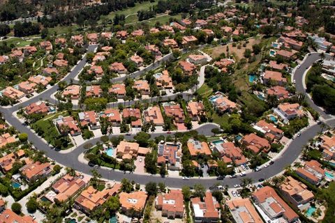 Certified Real Estate Home Inspector — Aerial View of Residential Homes in Orange County, CA