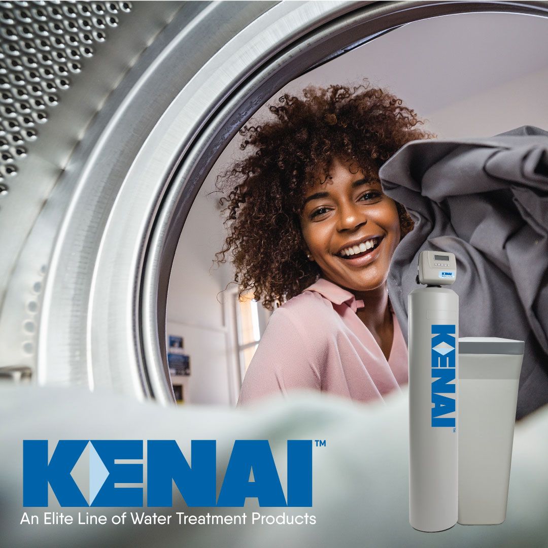 A man is working on a delta water dispenser