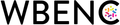 The word wbenc is written in black letters on a white background.