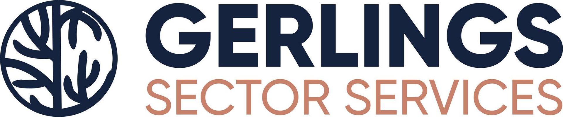Een logo voor een bedrijf genaamd Gerlings Sector Services
