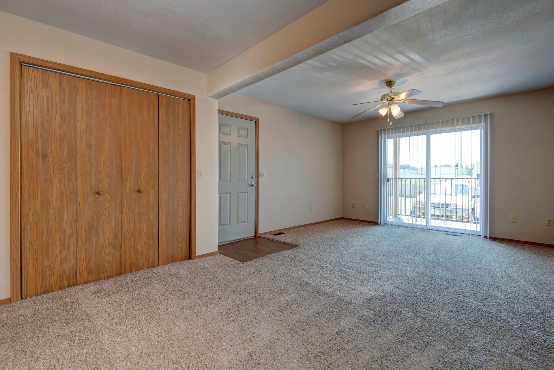 Photo of a large living room with plenty of open space