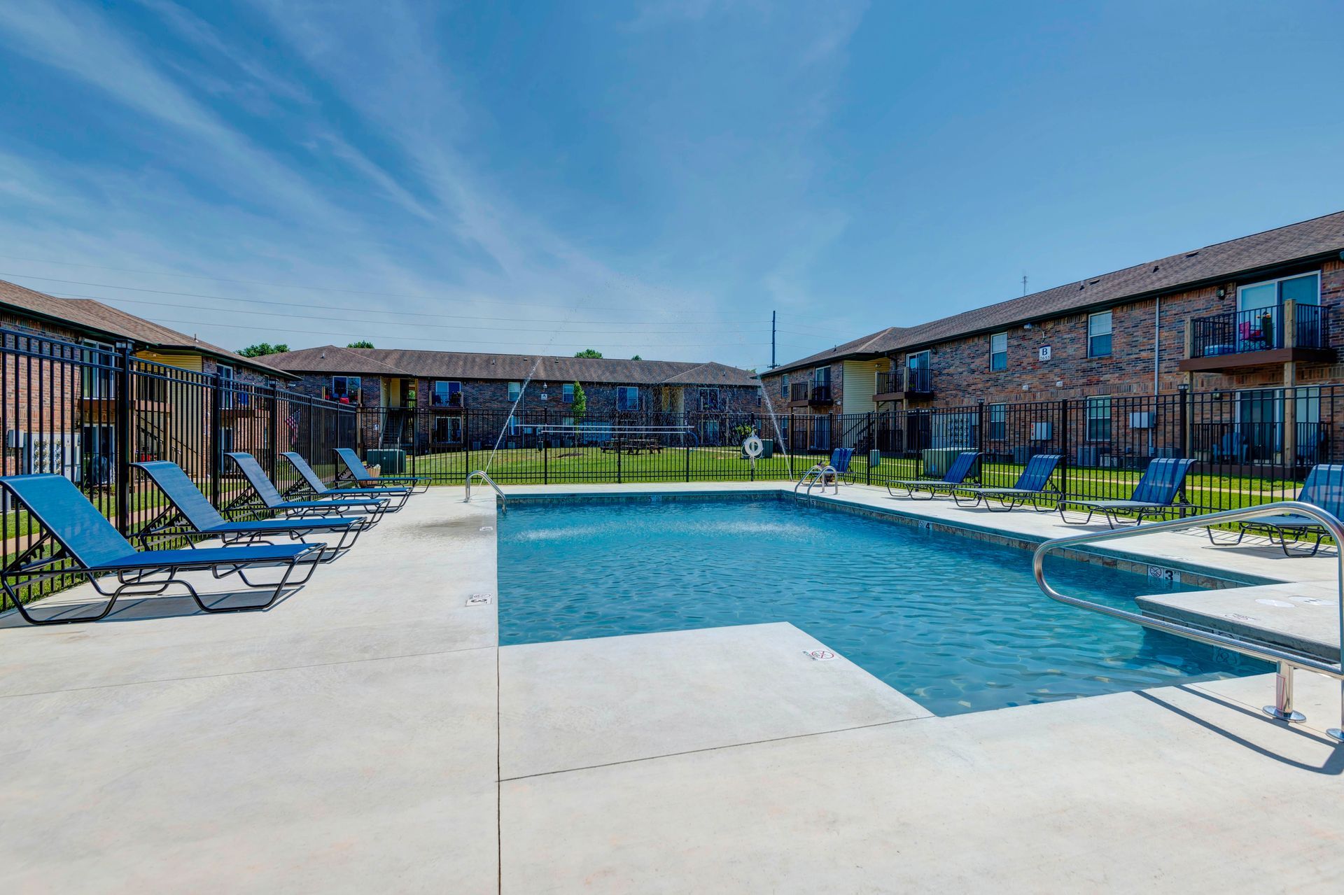 Photo of the salt water pool