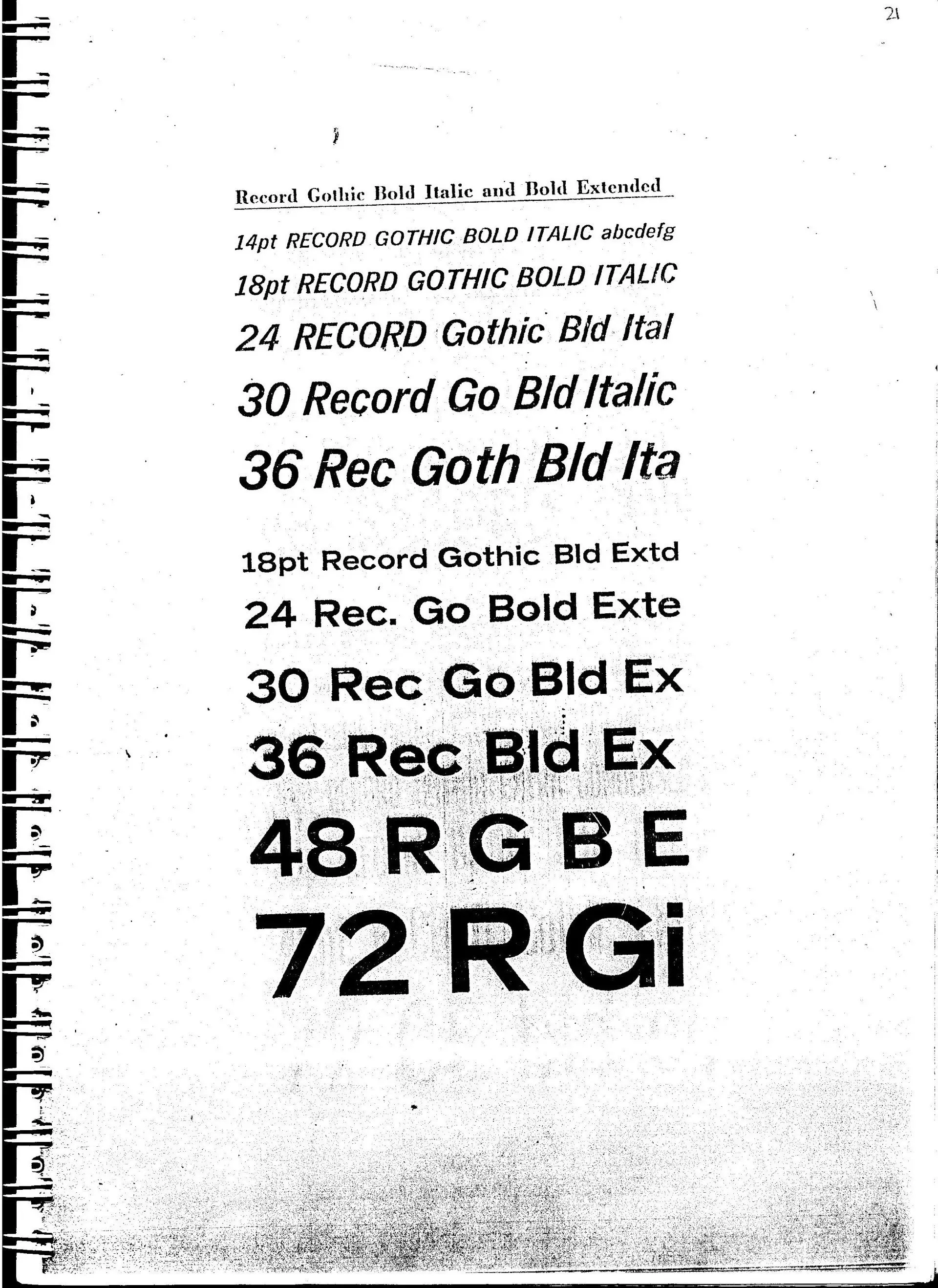 Record Gothic Bold — Salisbury, QLD — Books & Boxes