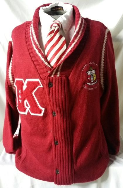 A red jacket with the letter k on it