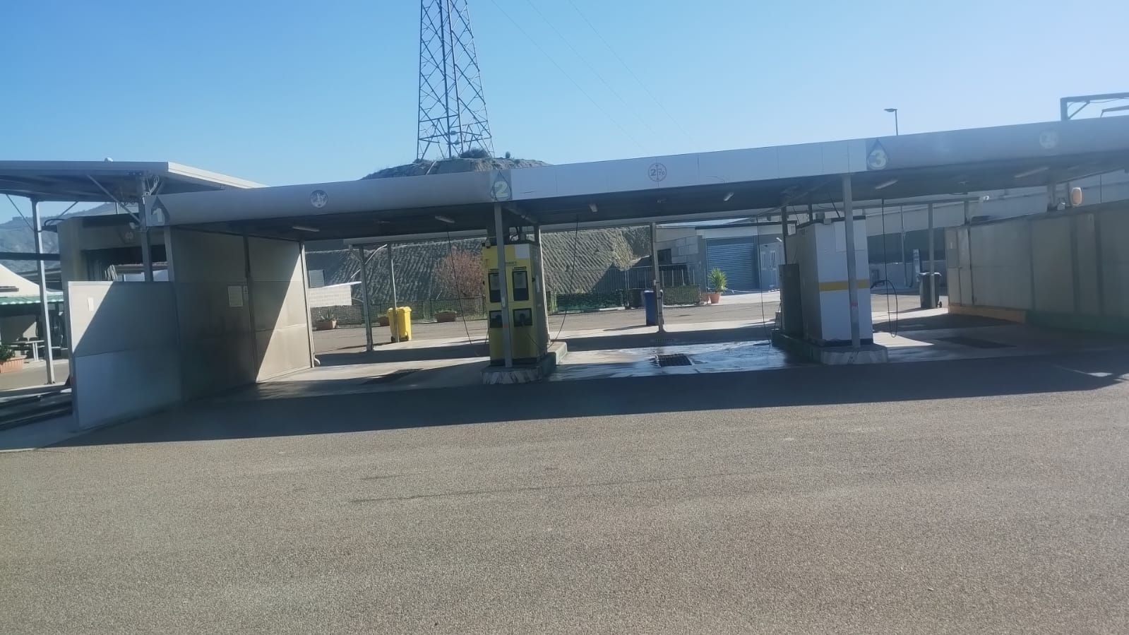 postazione lavaggio interni auto