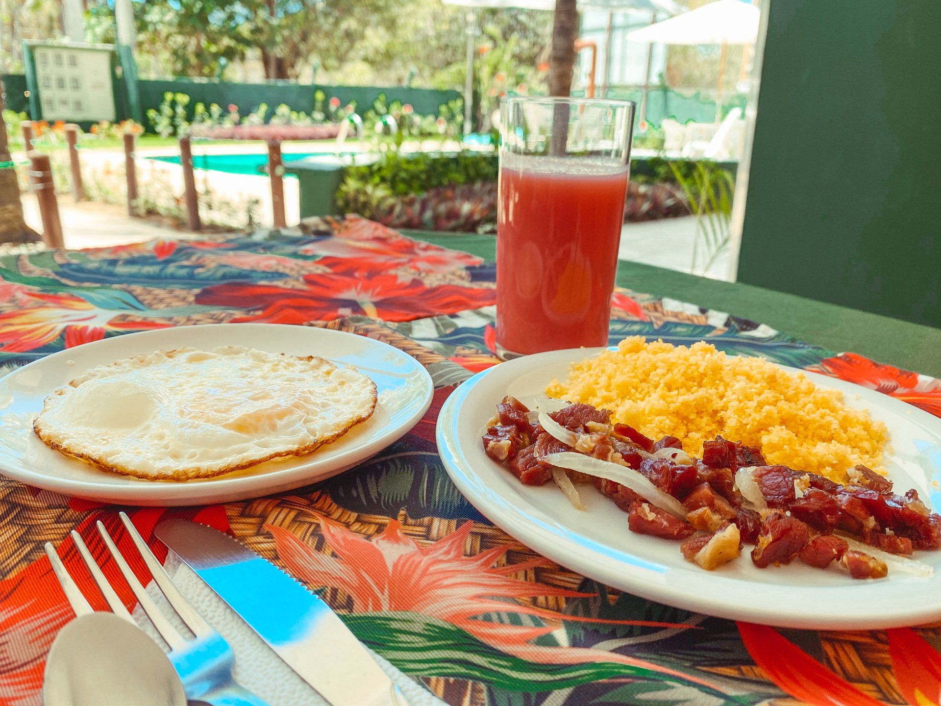 café da manhã Pousada Chalés Praias do Sul
