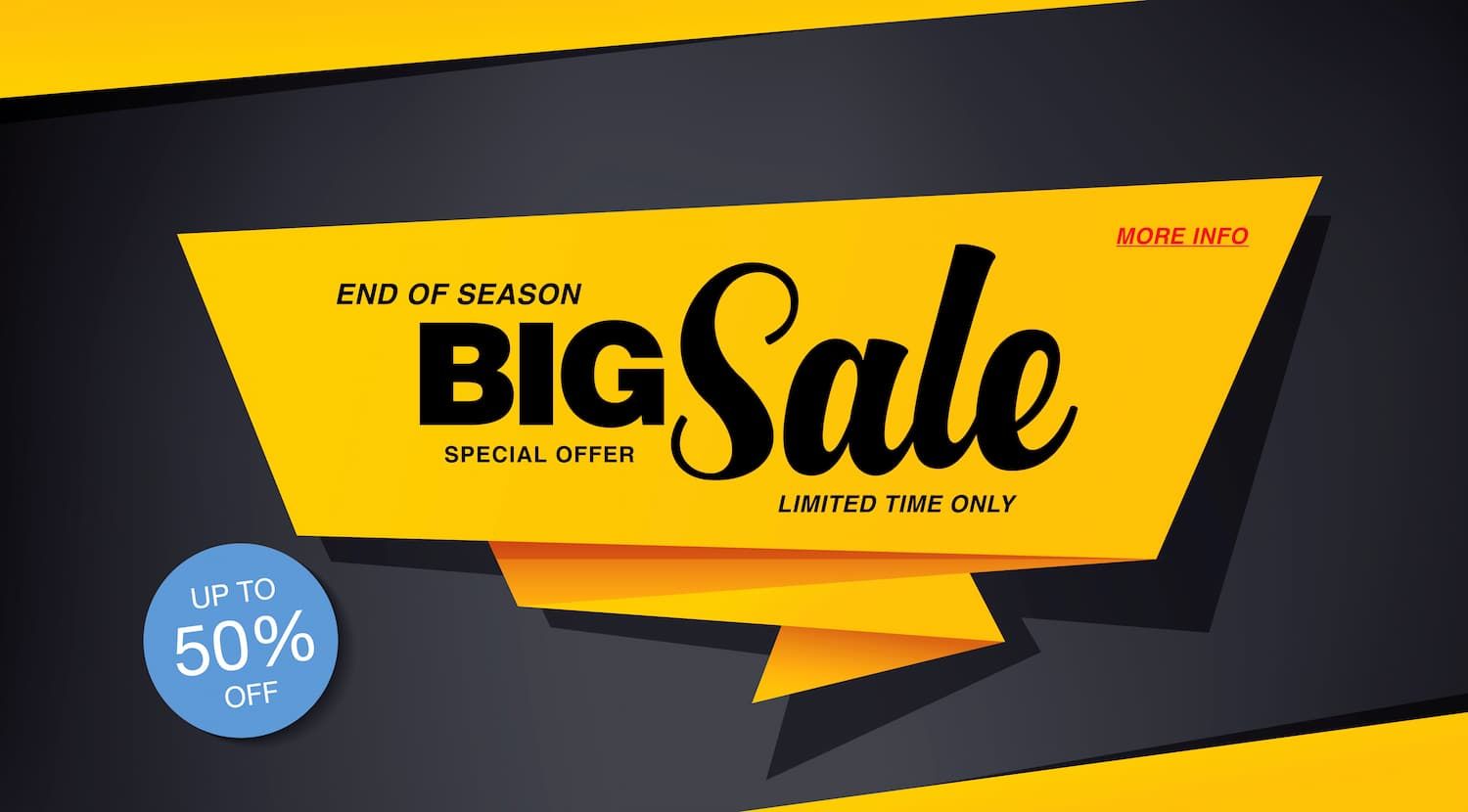 Sale Banner Template Design - Graphic Designer in Wagga Wagga, NSW