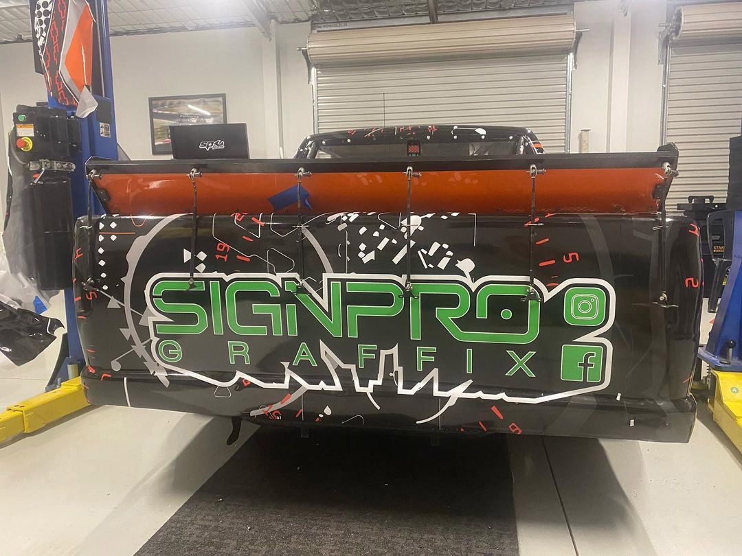 Rear View Of A Vehicle With Vehicle Wrap - Car Signwriting in Wagga Wagga, NSW