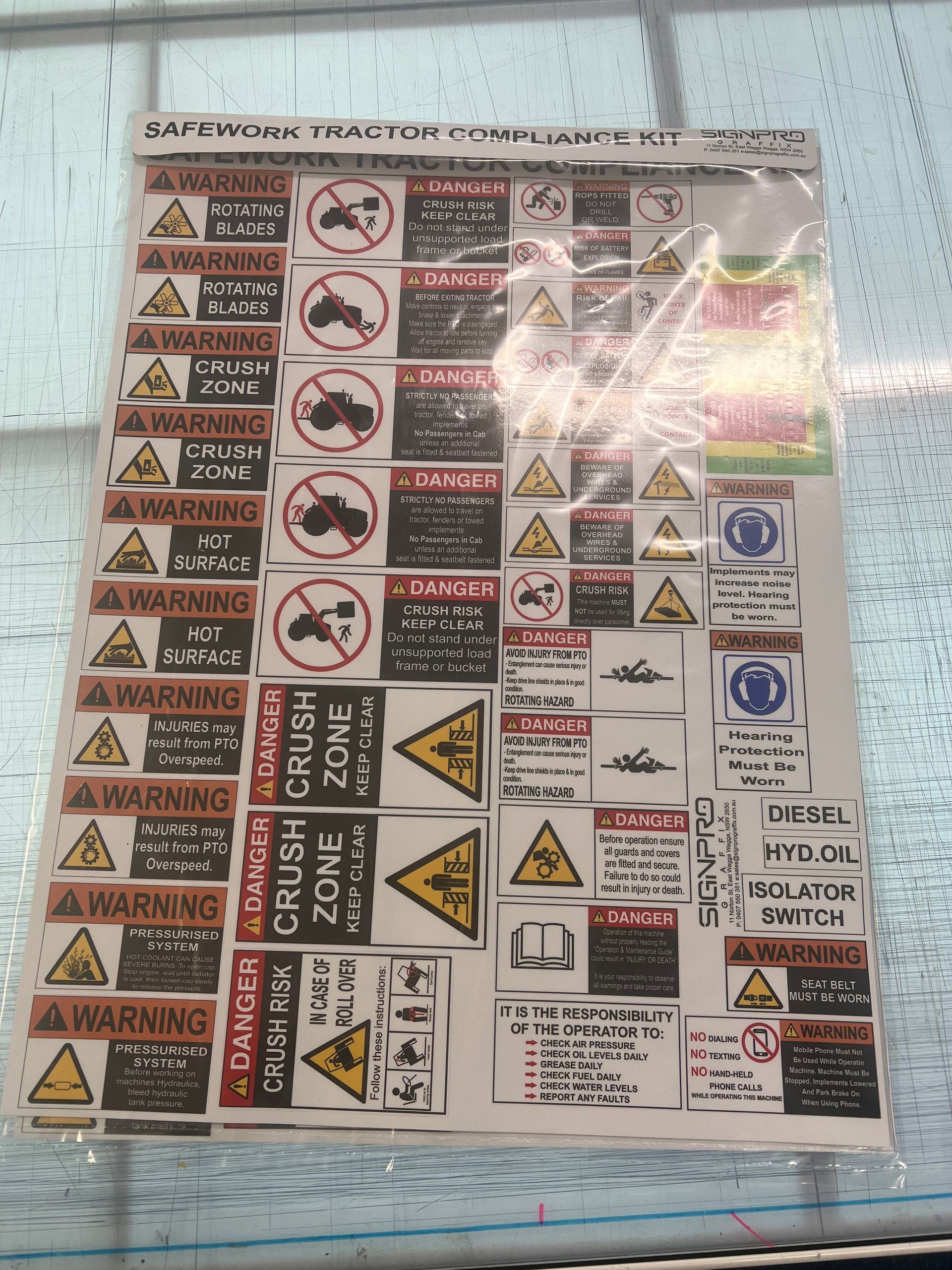 Green Emergency Exit Light Sign - Custom Safety Signs in Wagga Wagga, NSW