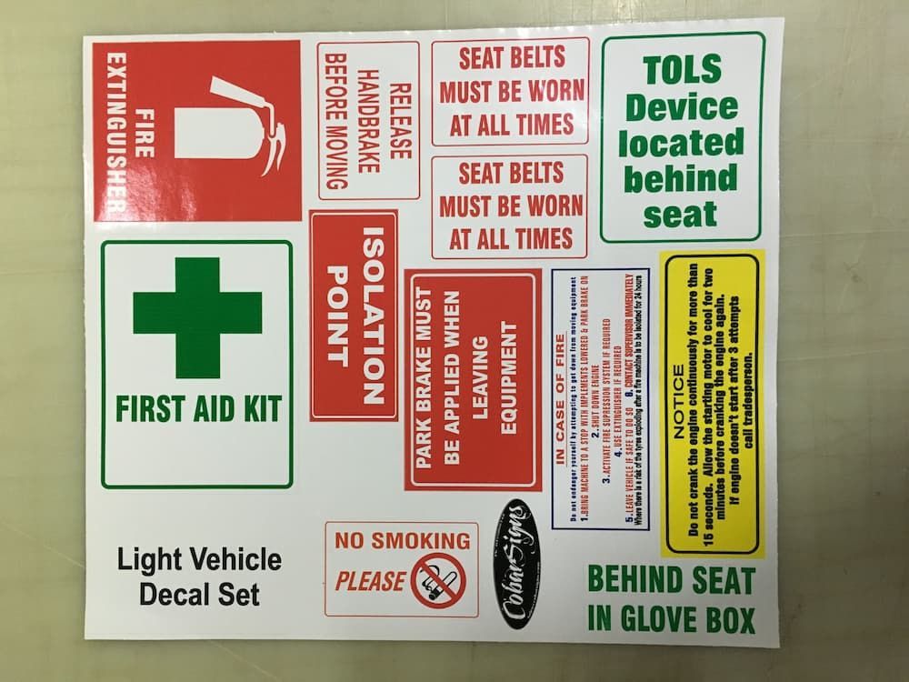 Emergency Information Sign - Graphic Designer in Wagga Wagga, NSW