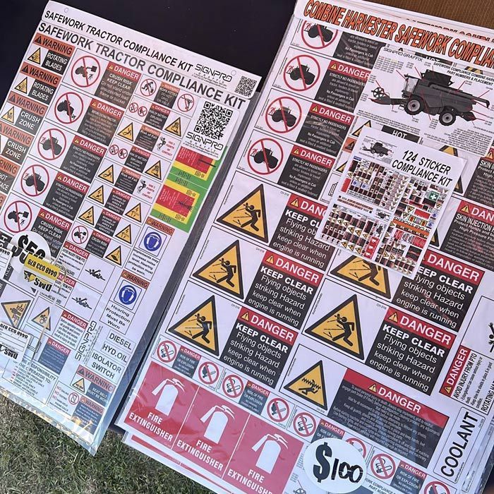 Printed Safety Signs