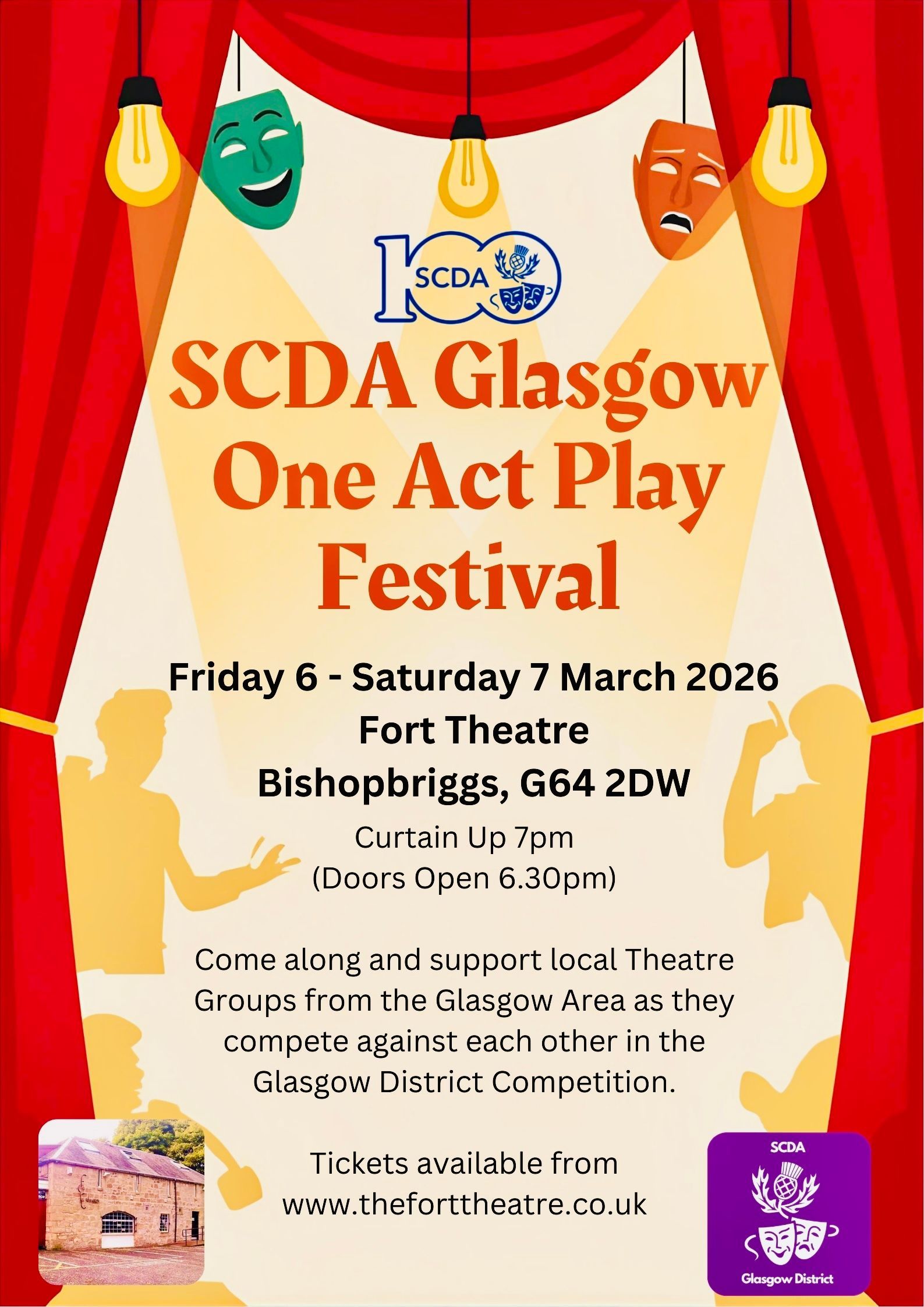 SCDA Glasgow District One Act Festival 2026