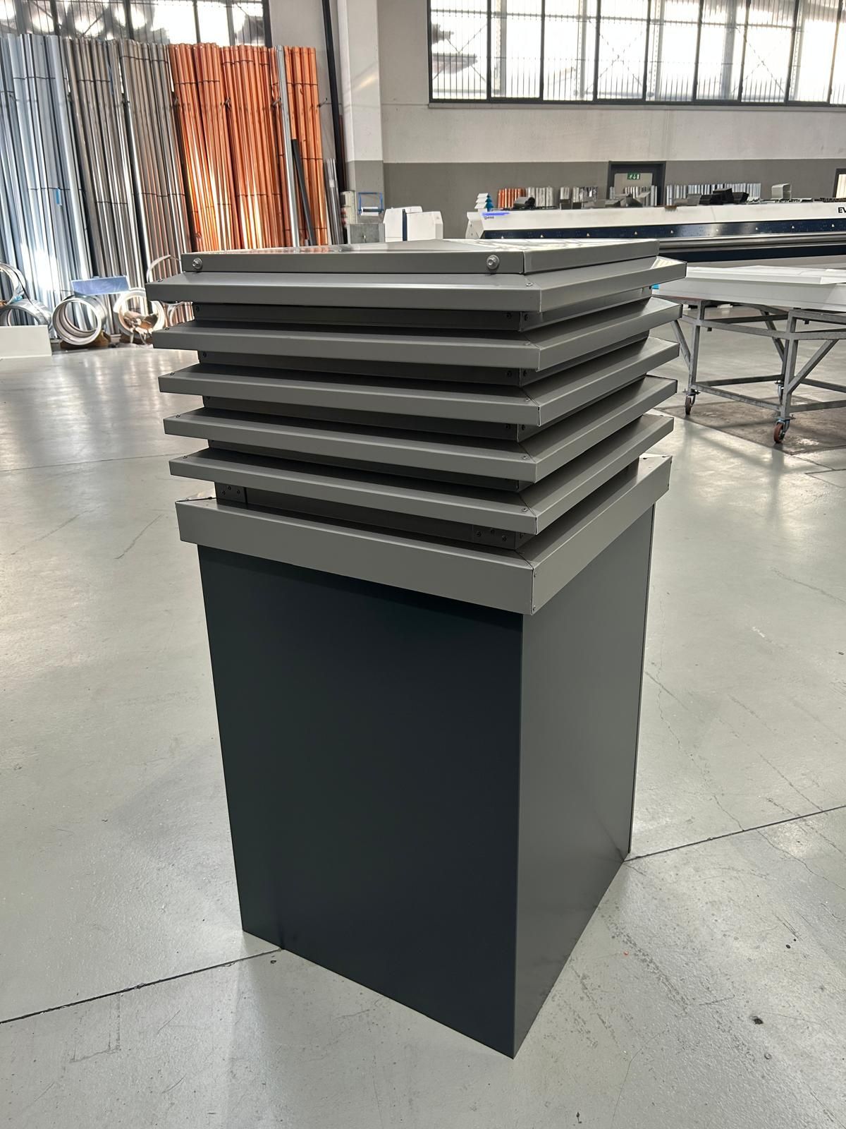 Risultato finale dopo lavorazione di lamiere a Brescia