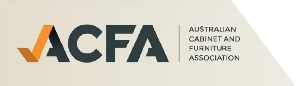 ACFA logo with “Australian Cabinet and Furniture Association” text on a beige background