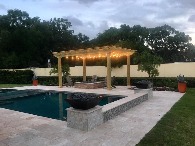 Outdoor Pergola With Fire Pit My, Pergola For Fire Pit