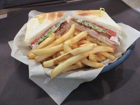 Club Sandwich and Fries | 19th Hole