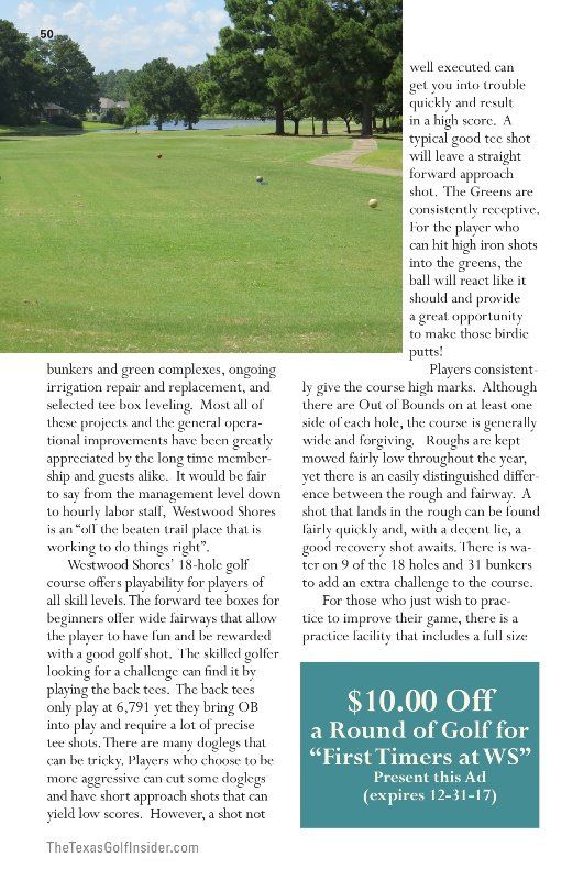 Texas Golf Insider Magazine – Summer 2017 Issue Page 3